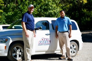 Eric Fahnestock and Dennis Turner buy Oxi Fresh Carpet Cleaning franchise
