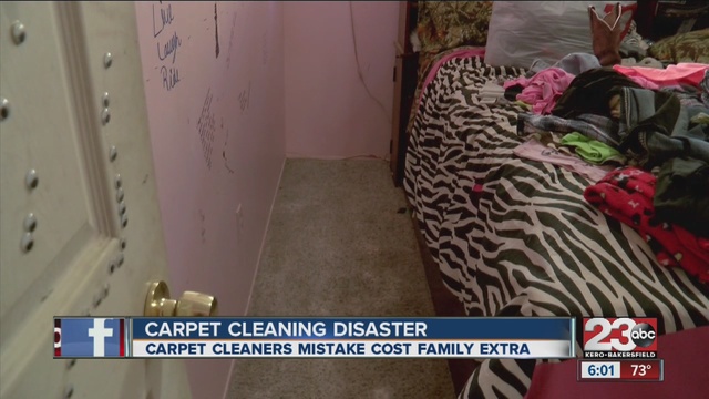Family has carpet cleaning issue with company, ends up having to hire another …