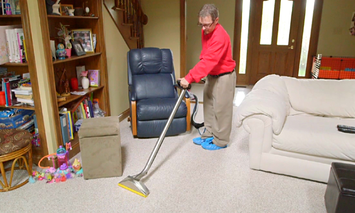 Getting rid of tough carpet stains