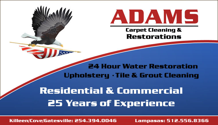 Water Restoration Killeen 254-394-0046 Adams Carpet & Restoration