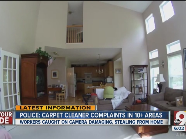 Police: Carpet cleaner uses job to steal valuables from local homes